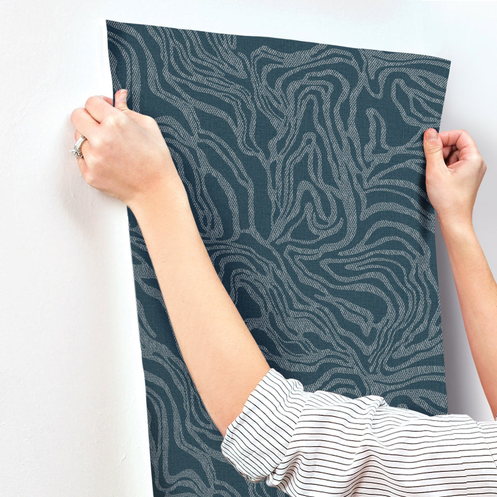 Massar Modern Marbled Wallpaper wallpaper detail or room view