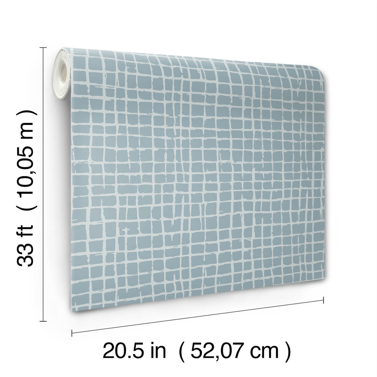 Albin Gridline Wallpaper wallpaper detail or room view