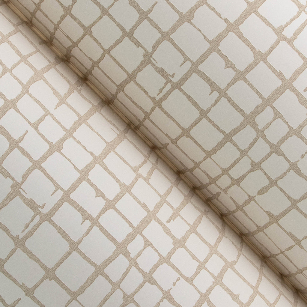 Albin Gridline Wallpaper wallpaper detail or room view