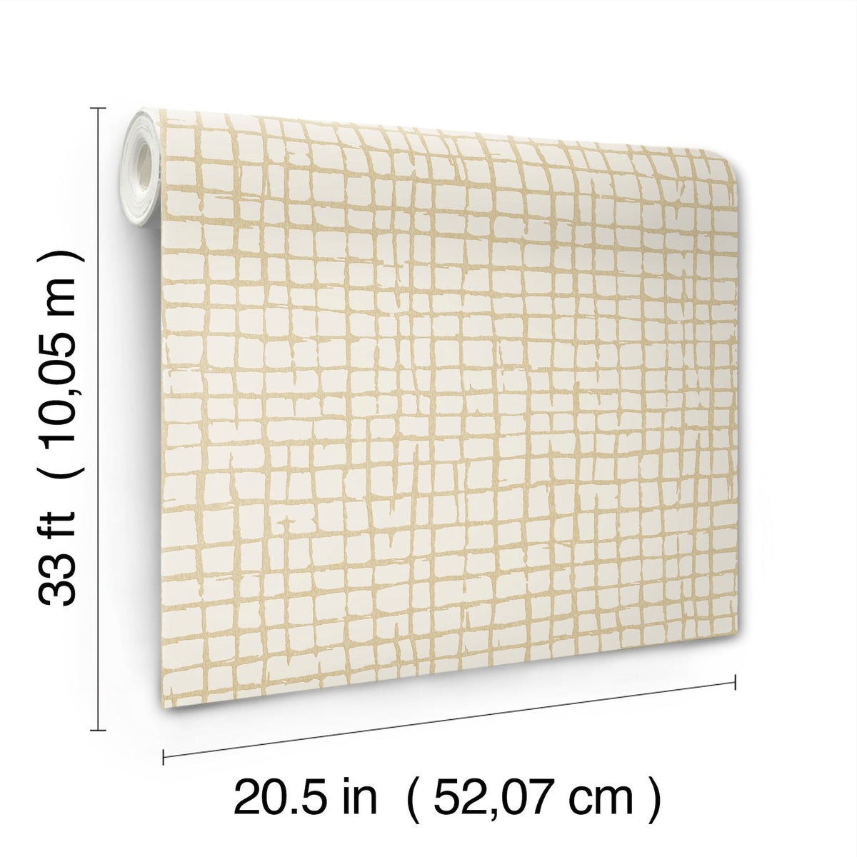 Albin Gridline Wallpaper wallpaper detail or room view