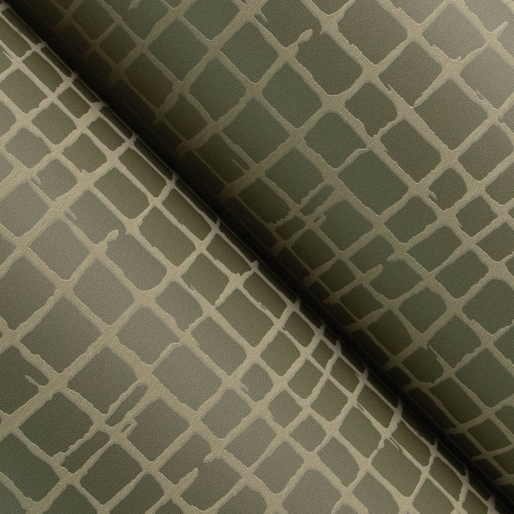Albin Gridline Wallpaper wallpaper detail or room view