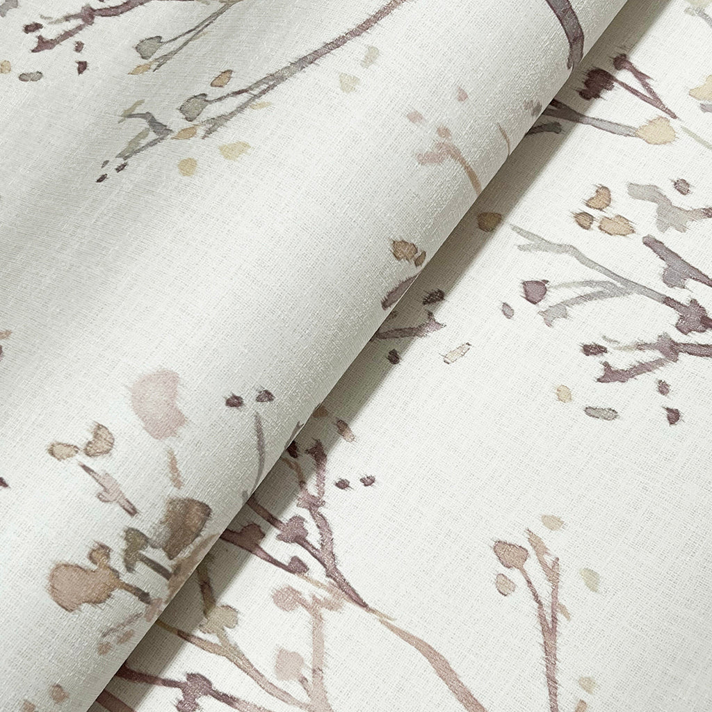 Silverling Budding Branches Wallpaper wallpaper detail or room view