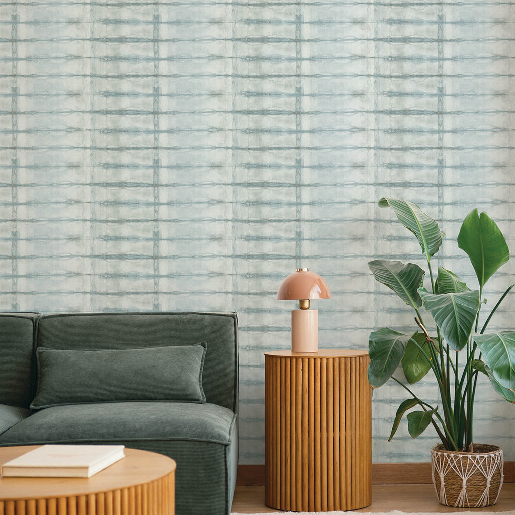 Modulus Geometric Stripe Wallpaper wallpaper detail or room view