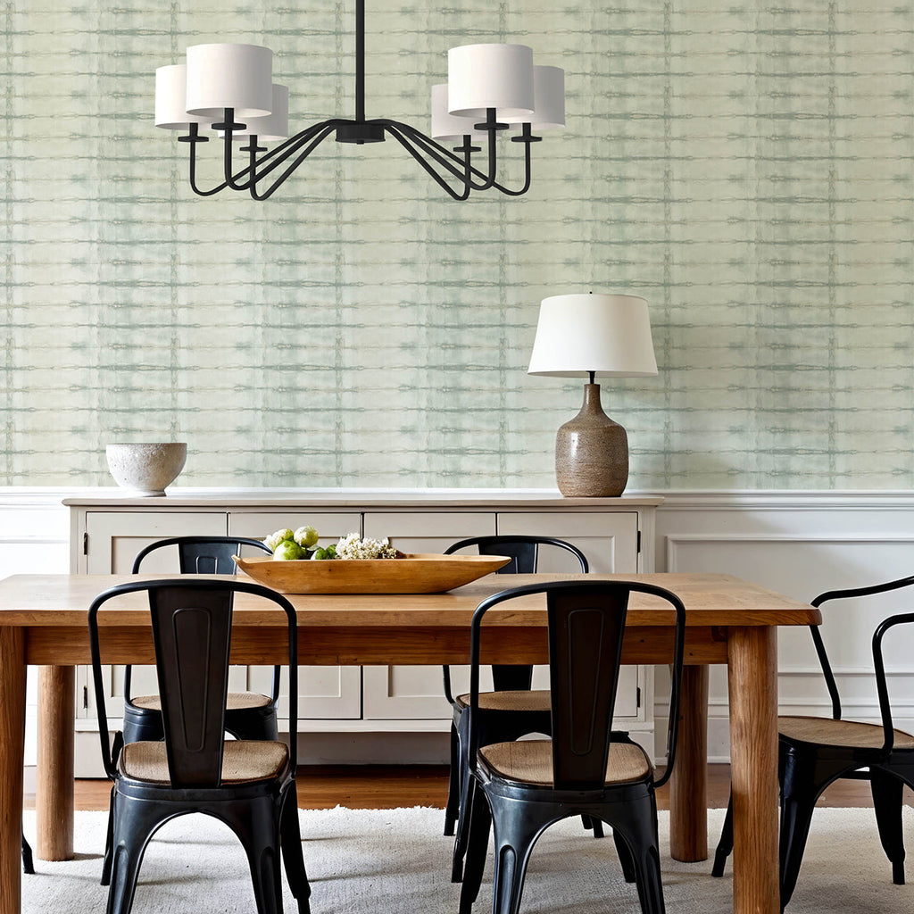 Modulus Geometric Stripe Wallpaper wallpaper detail or room view