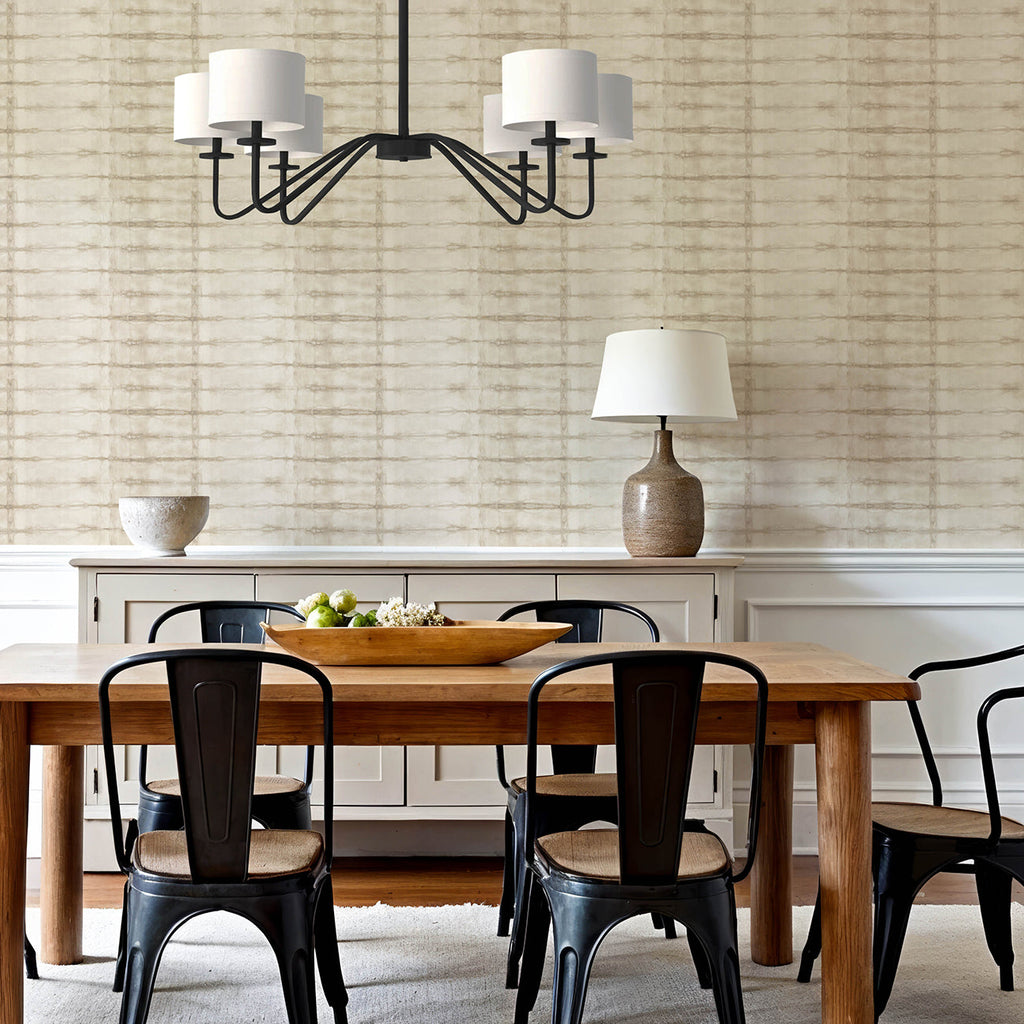 Modulus Geometric Stripe Wallpaper wallpaper detail or room view