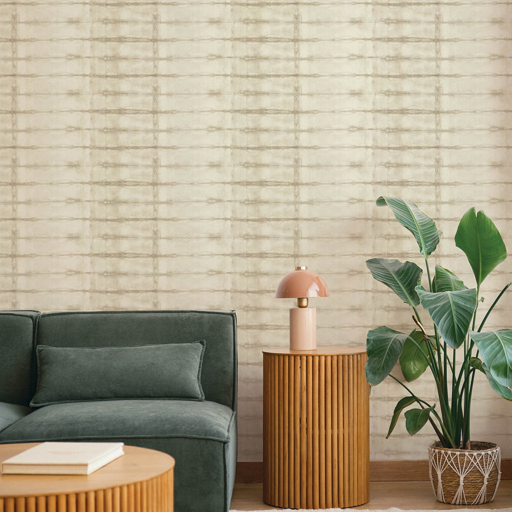 Modulus Geometric Stripe Wallpaper wallpaper detail or room view