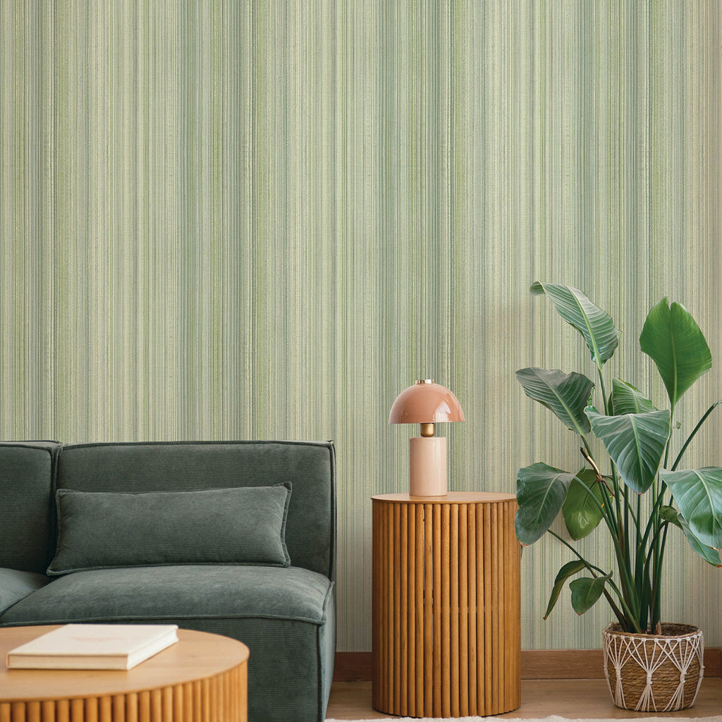 Elan Ombre Stripe Wallpaper wallpaper detail or room view