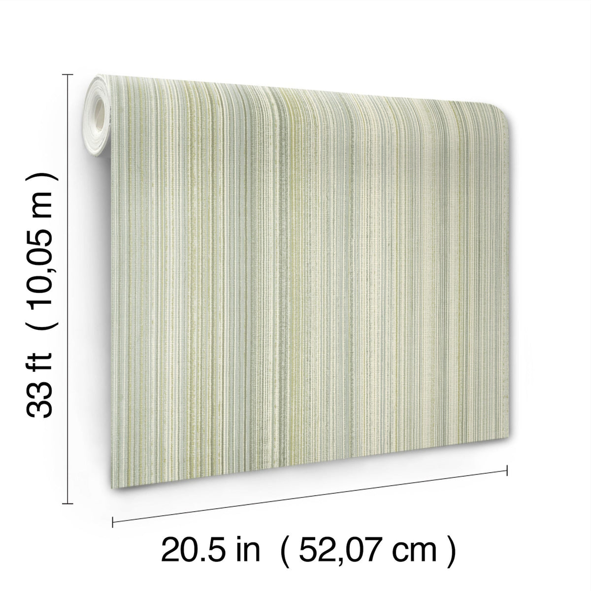 Elan Ombre Stripe Wallpaper wallpaper detail or room view