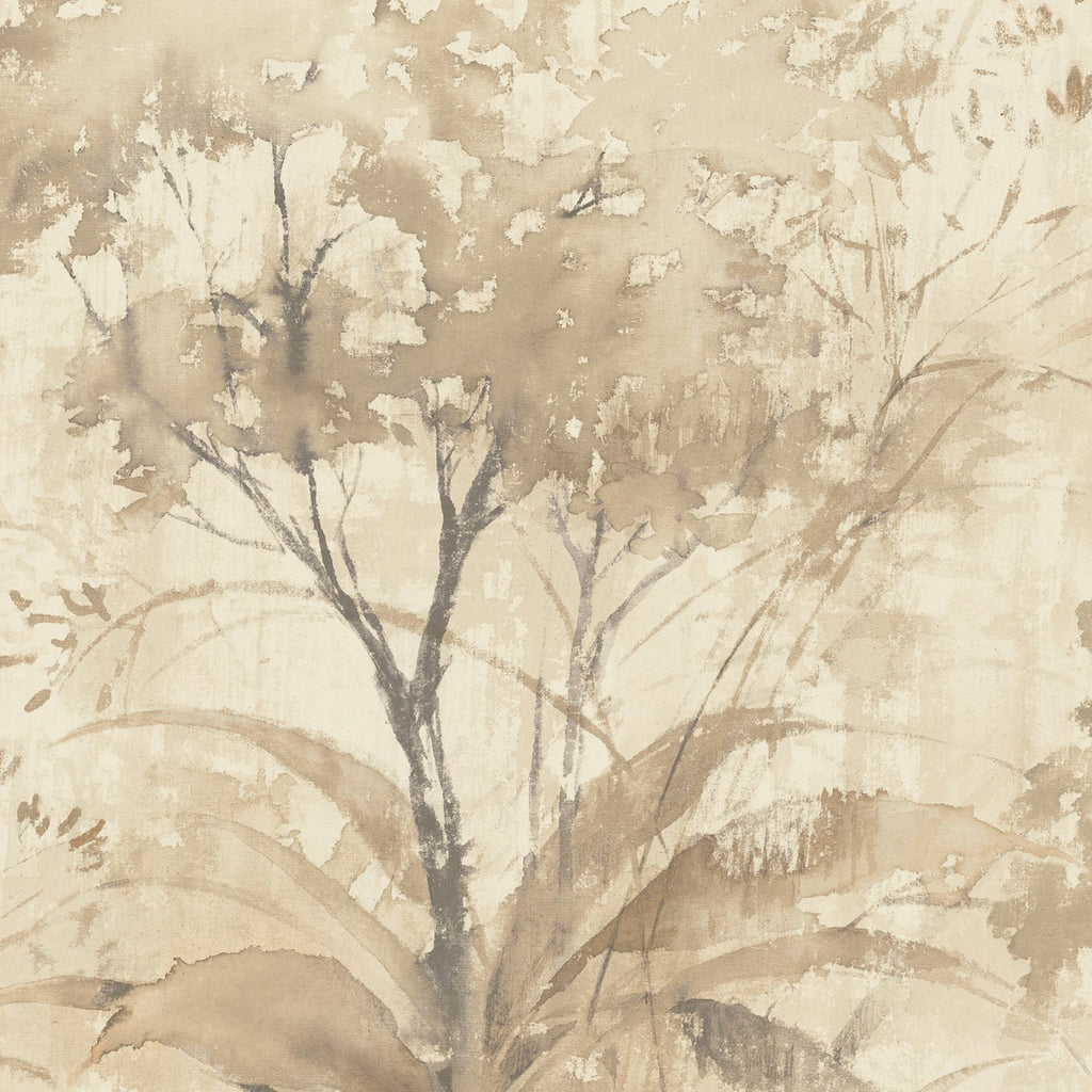 Mistwood Forest Wallpaper in Coffee
