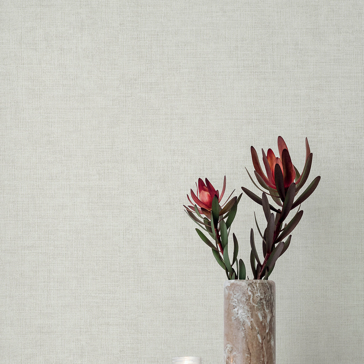 Alba Open Weave Wallpaper wallpaper detail or room view