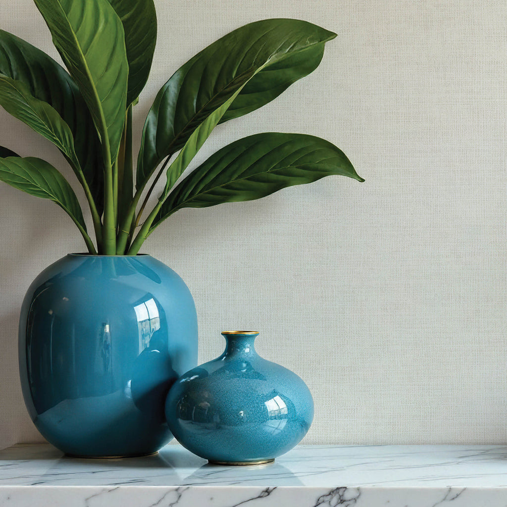 Alba Open Weave Wallpaper wallpaper detail or room view