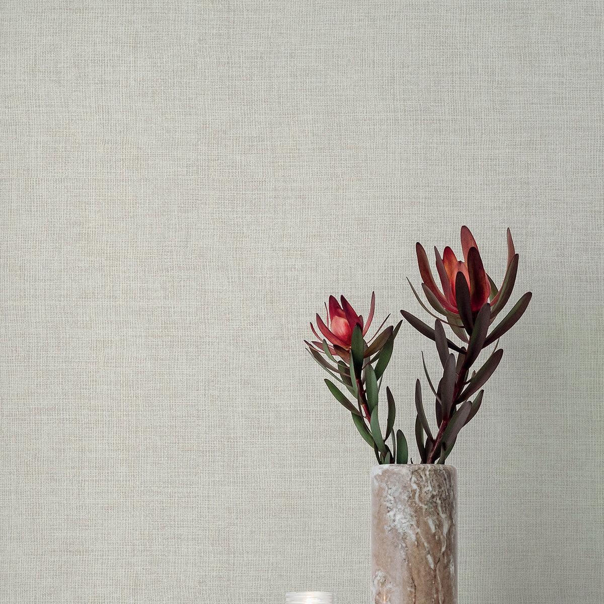 Alba Open Weave Wallpaper wallpaper detail or room view