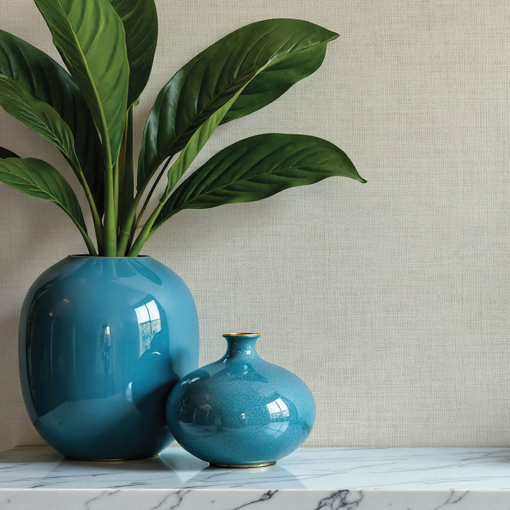 Alba Open Weave Wallpaper wallpaper detail or room view