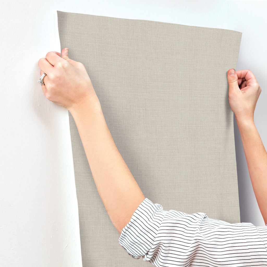 Alba Open Weave Wallpaper wallpaper detail or room view