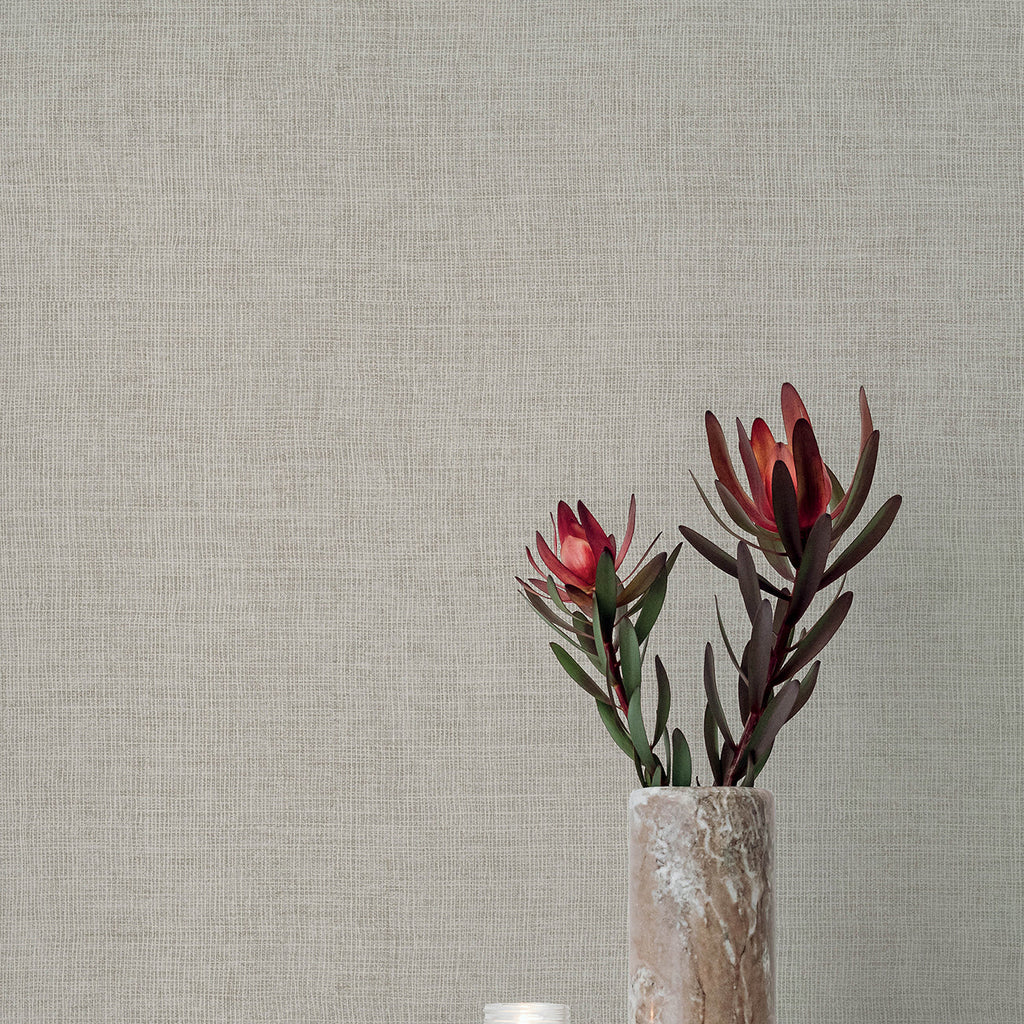 Alba Open Weave Wallpaper wallpaper detail or room view