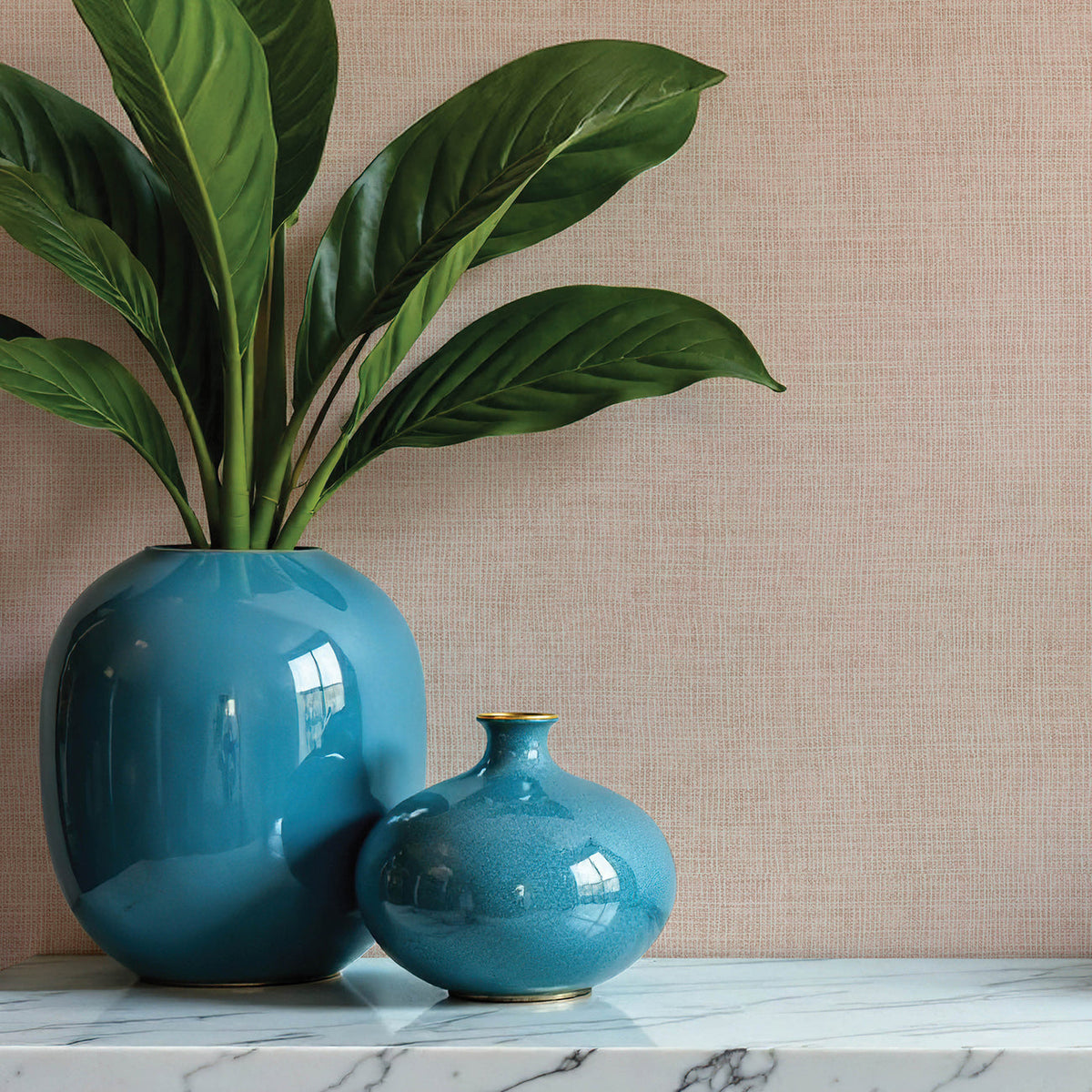 Alba Open Weave Wallpaper wallpaper detail or room view
