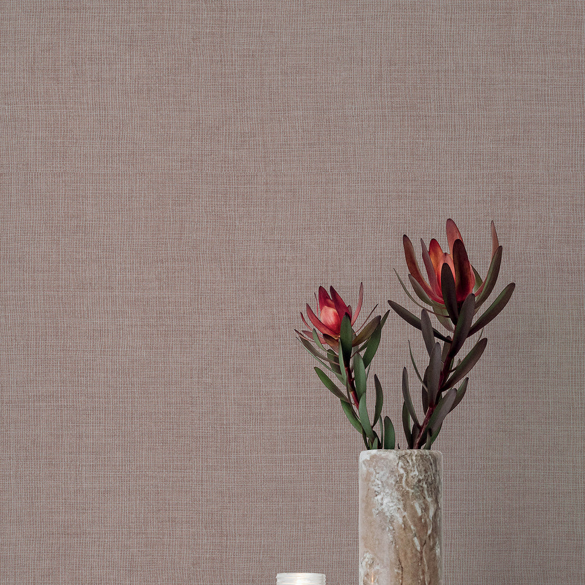 Alba Open Weave Wallpaper wallpaper detail or room view