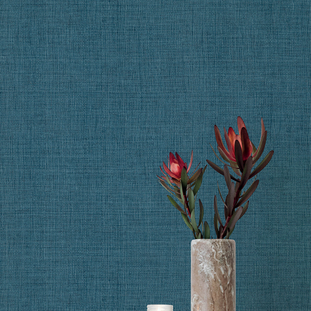 Alba Open Weave Wallpaper wallpaper detail or room view