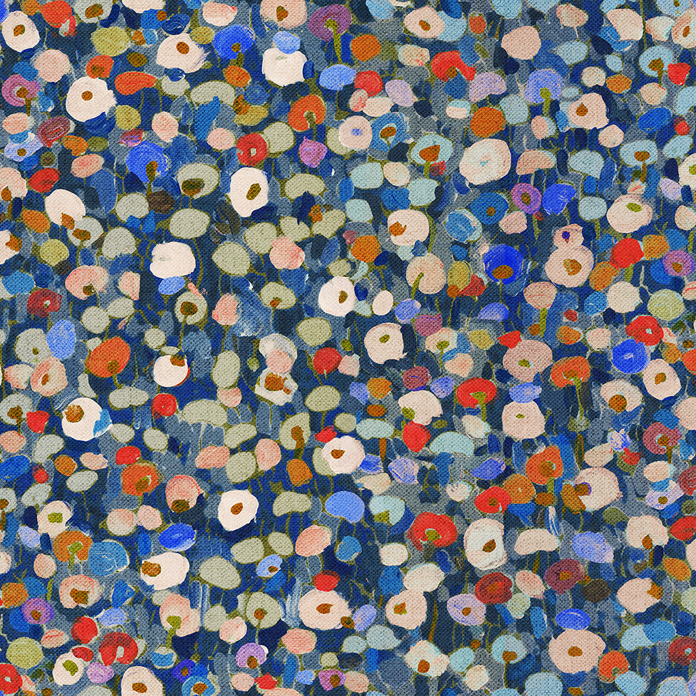 Prato Petite Floral Wallpaper in Blue