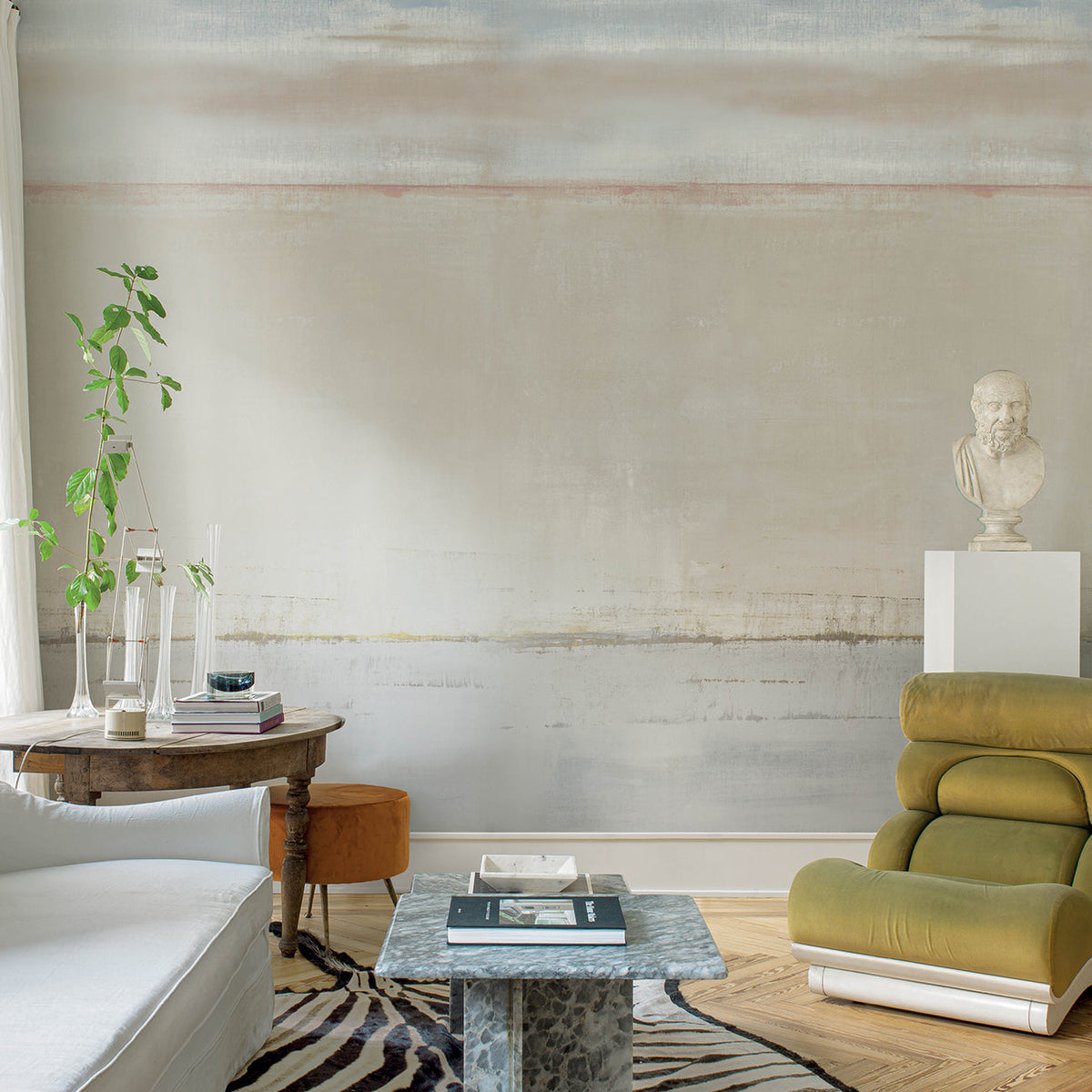 Brezza Wall Mural wallpaper detail or room view