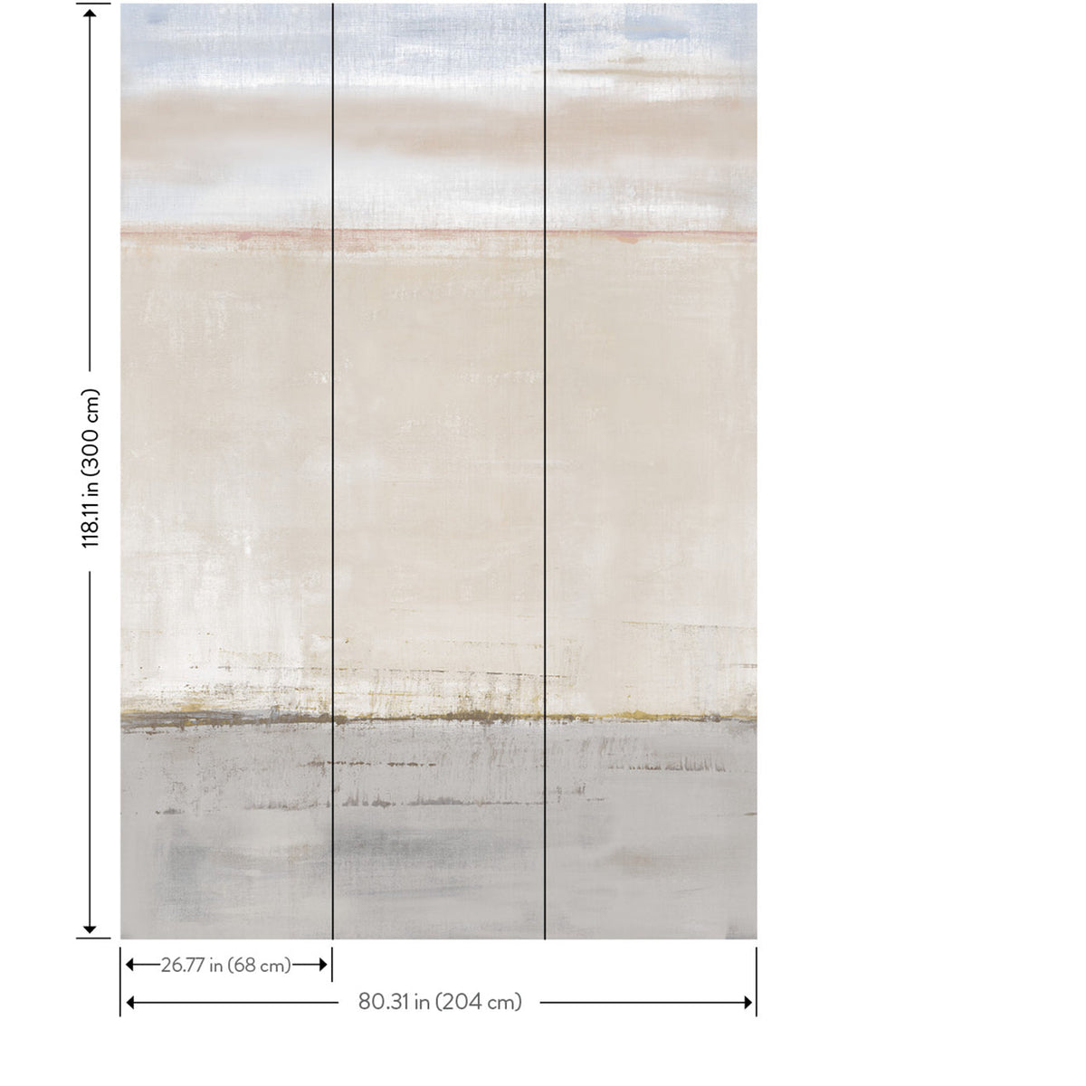 Brezza Wall Mural wallpaper detail or room view