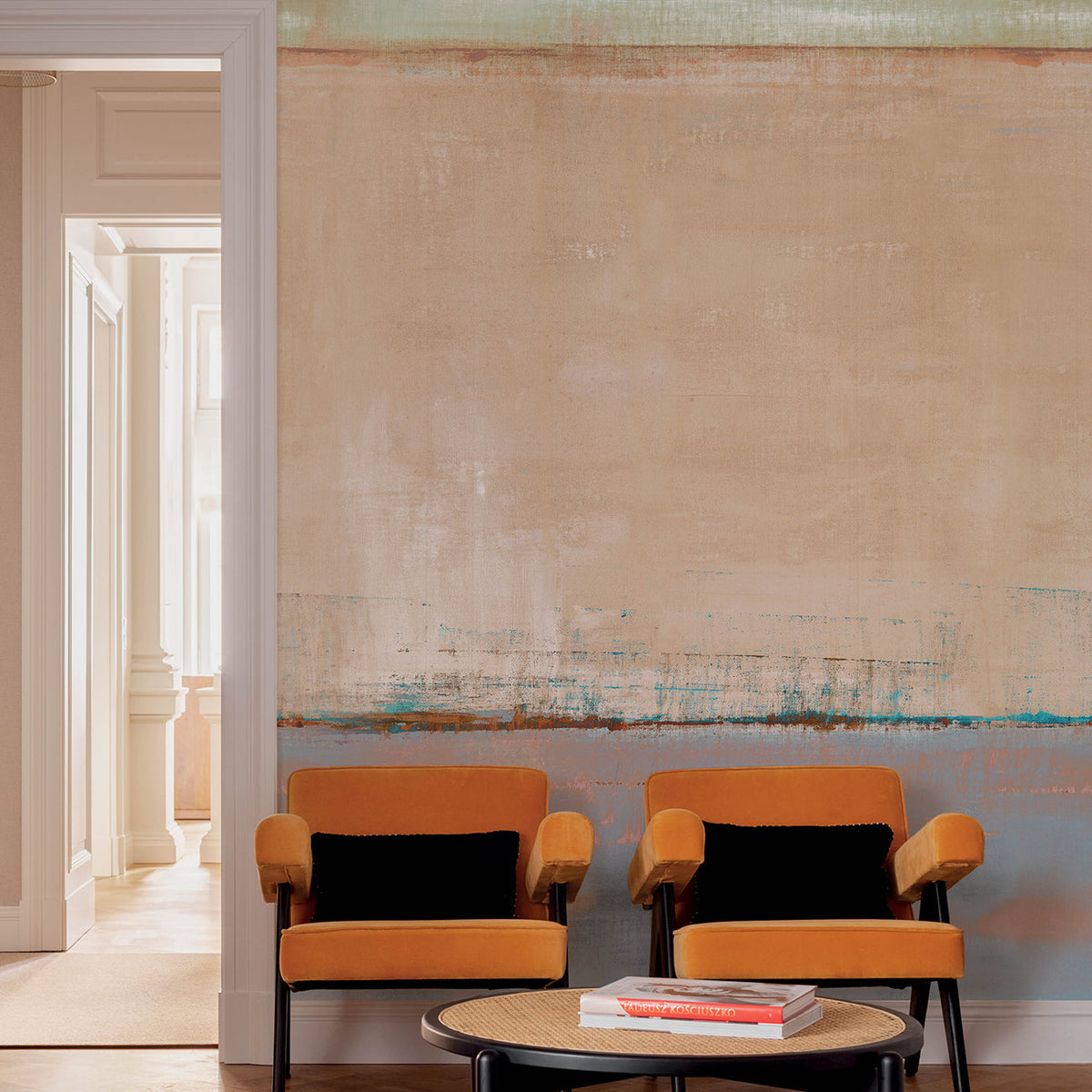 Brezza Wall Mural wallpaper detail or room view