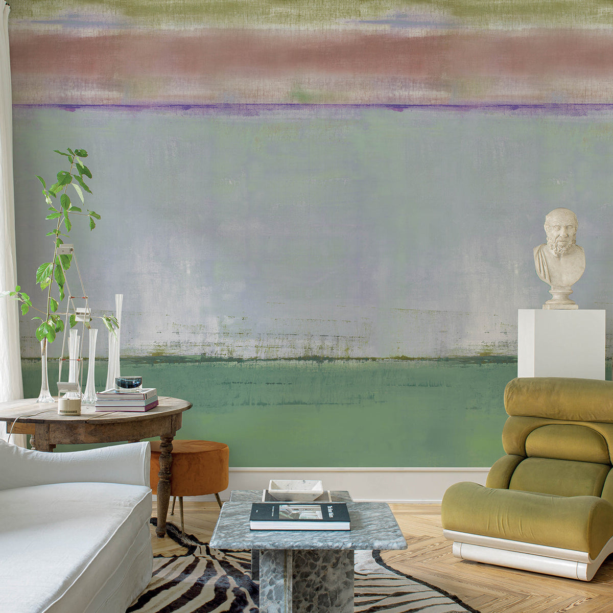 Brezza Wall Mural wallpaper detail or room view