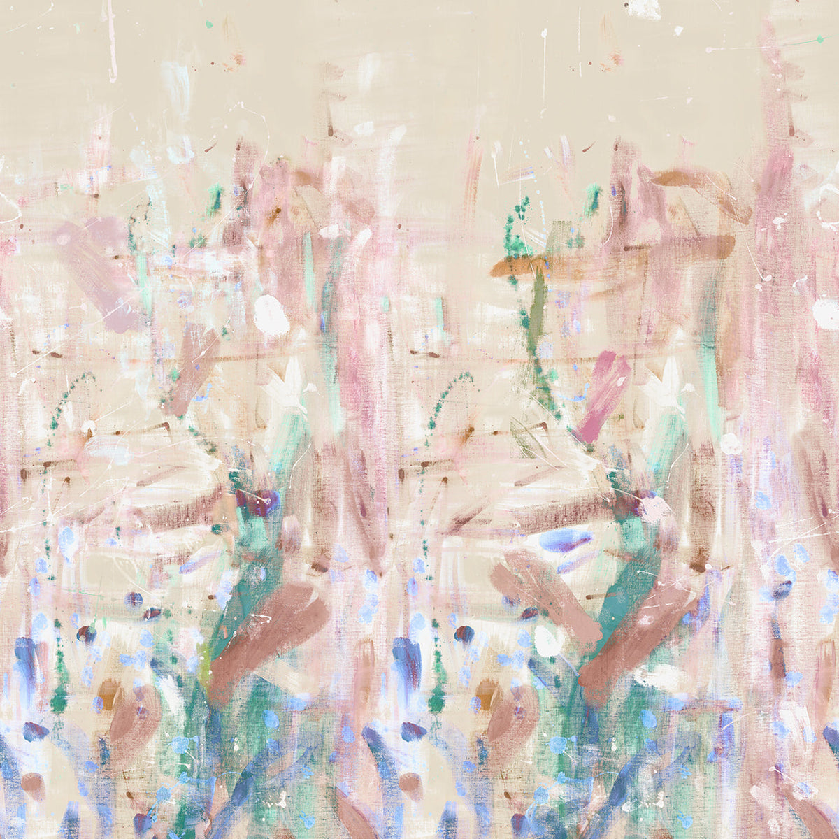 Fresco Wall Mural in Pastel
