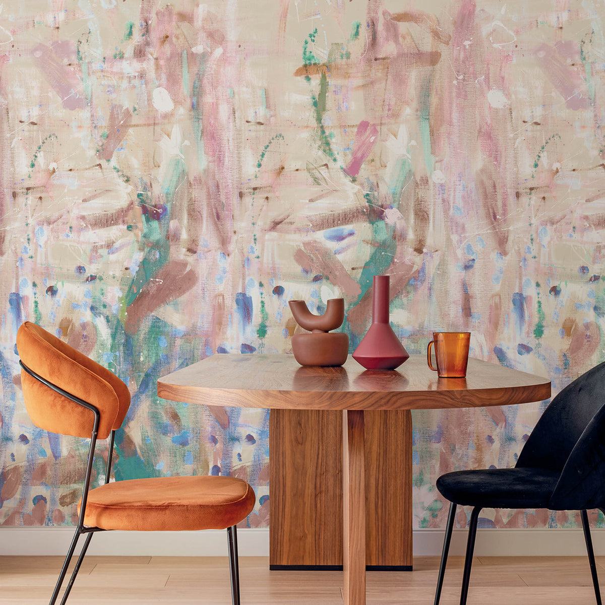 Fresco Wall Mural wallpaper detail or room view