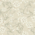 Paradis Bouquet Toss Wallpaper in Slate