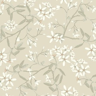 Paradis Bouquet Toss Wallpaper in Slate
