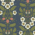 Rosa Cream Floral Columns Wallpaper wallpaper