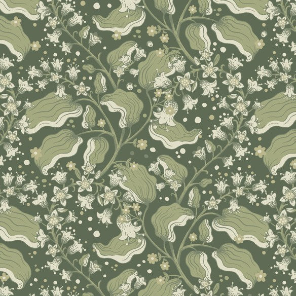 Syren Navy Dainty Floral Wallpaper wallpaper
