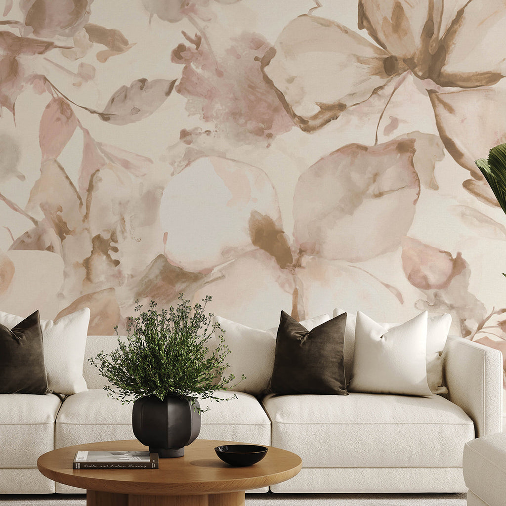 Florian Wall Mural wallpaper detail or room view