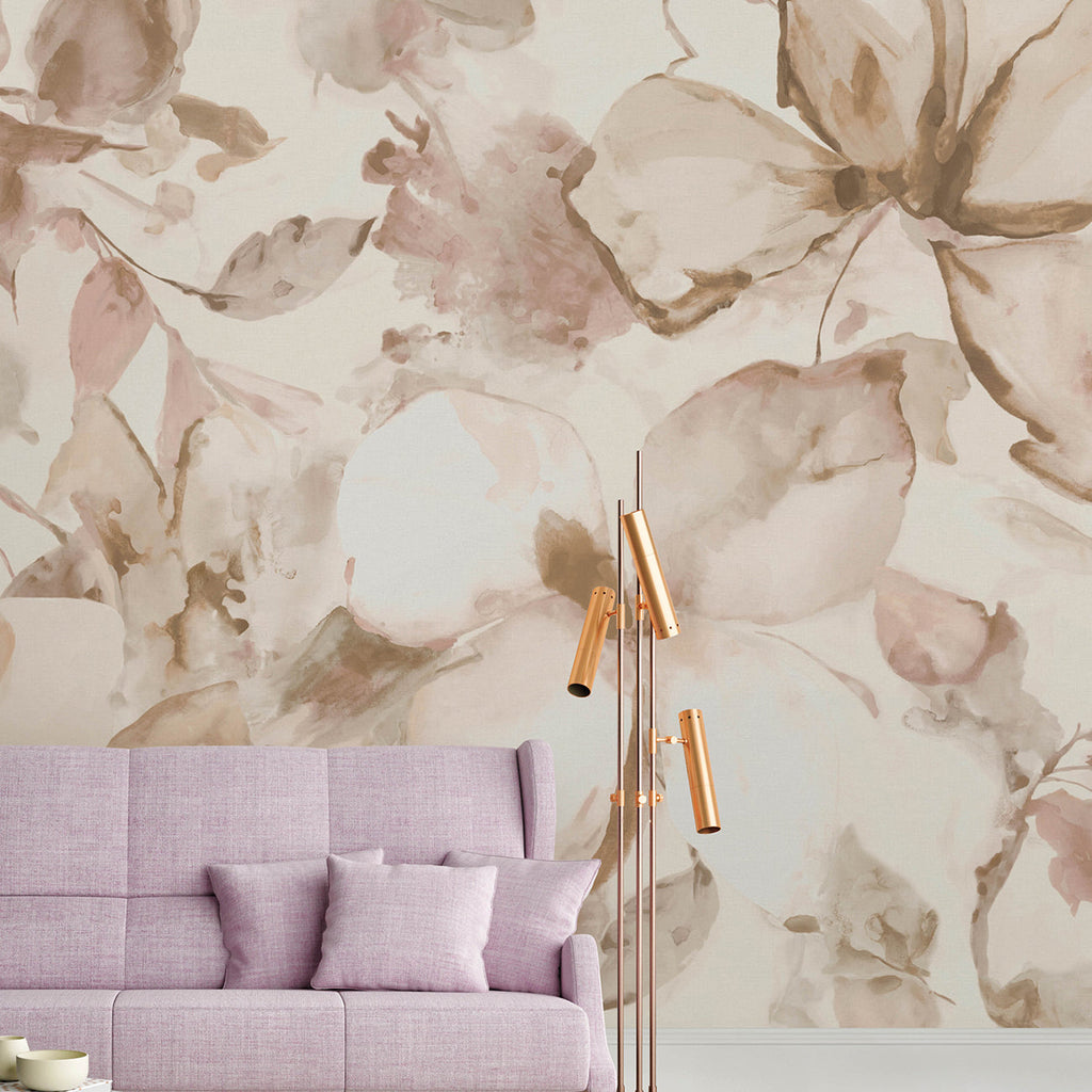Florian Wall Mural wallpaper detail or room view