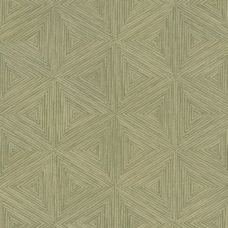 Anara Geo Faux Grasscloth Wallpaper in Green