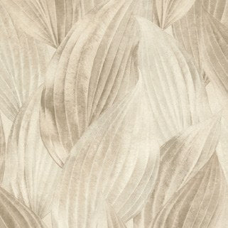 Melora Beige Leaf Wallpaper wallpaper