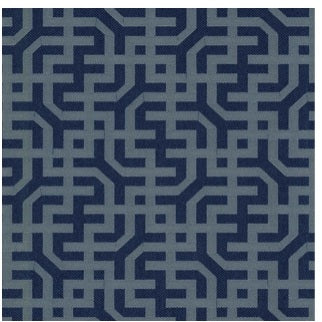 Dynastic Lattice Navy Wallpaper - 5800