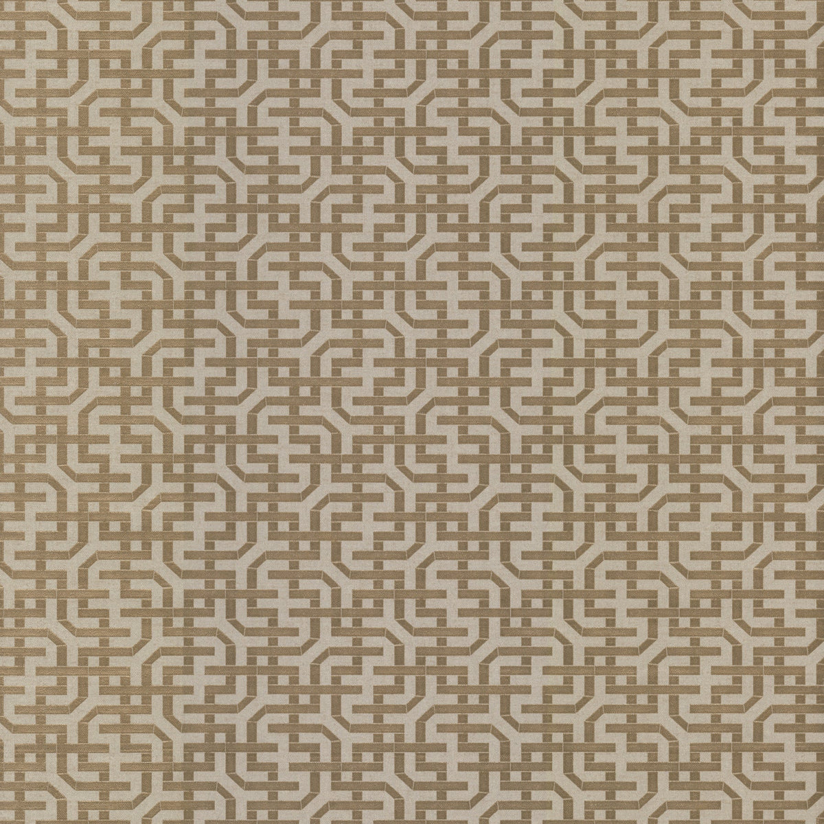 Dynastic Lattice Wallpaper in Gold