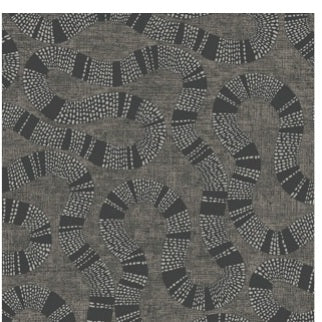 Ophidia Black Wallpaper - AB3004