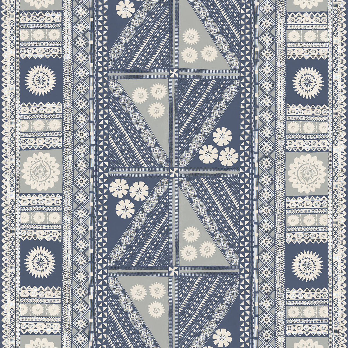 Tapa Indigo Wall Mural - AB3058M