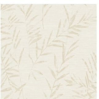 Allerton Bamboo Alabaster Wallpaper - AB3065
