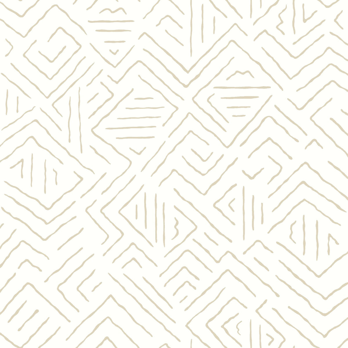 Sirih Wallpaper in Beige