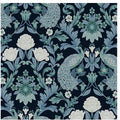 Plume Dynasty Navy Wallpaper - AC9103
