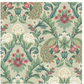 Plume Dynasty Taupe Wallpaper