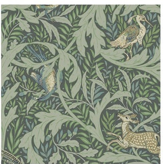 Woodland Tapestry Wallpaper in Sage