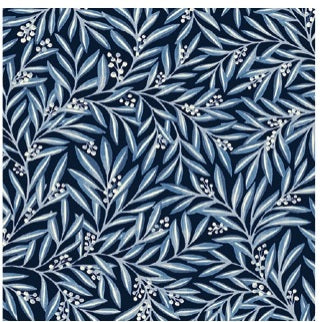 Rowan Navy Wallpaper - AC9133