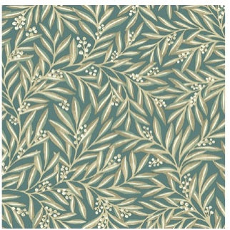 Rowan Teal Wallpaper - AC9137