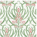 Calluna White & Berry Metallic Wallpaper