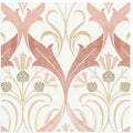 Pine Cone Ribbon Blush Wallpaper - AC9175